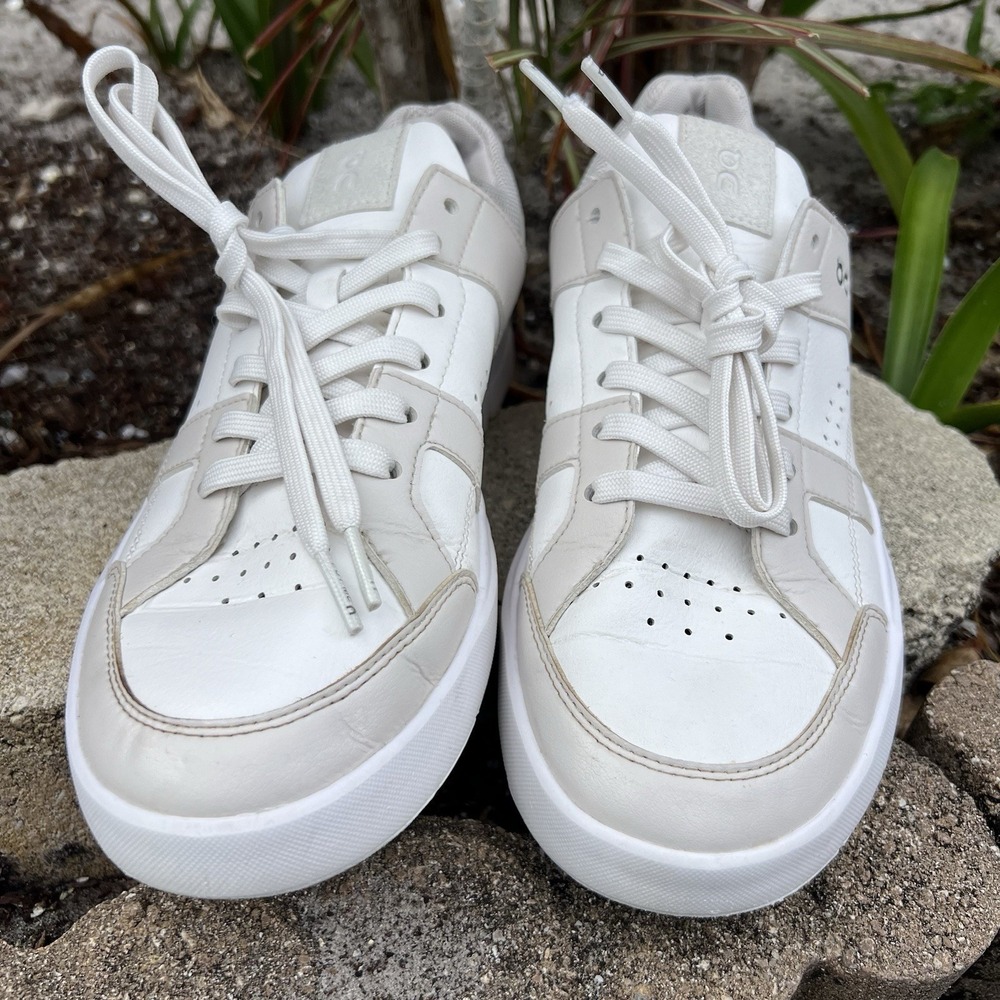 On The Roger Clubhouse Sneakers Sand & Zest Style: 48.98504 Yellow Size W9 - Picture 3 of 11